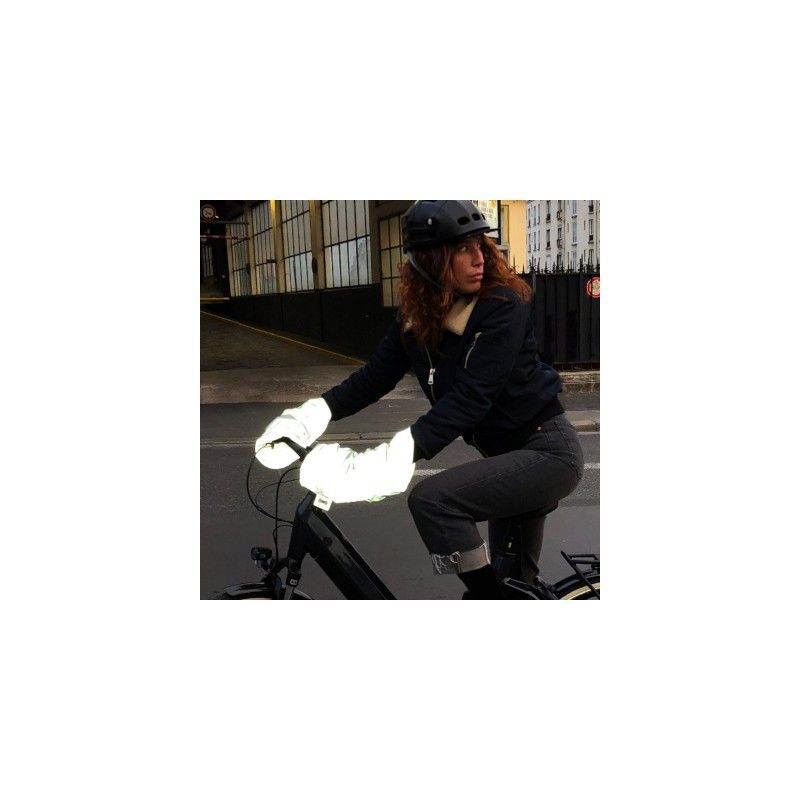 Rainette Manchons réfléchissants, chauds et déperlants sur guidon vélo