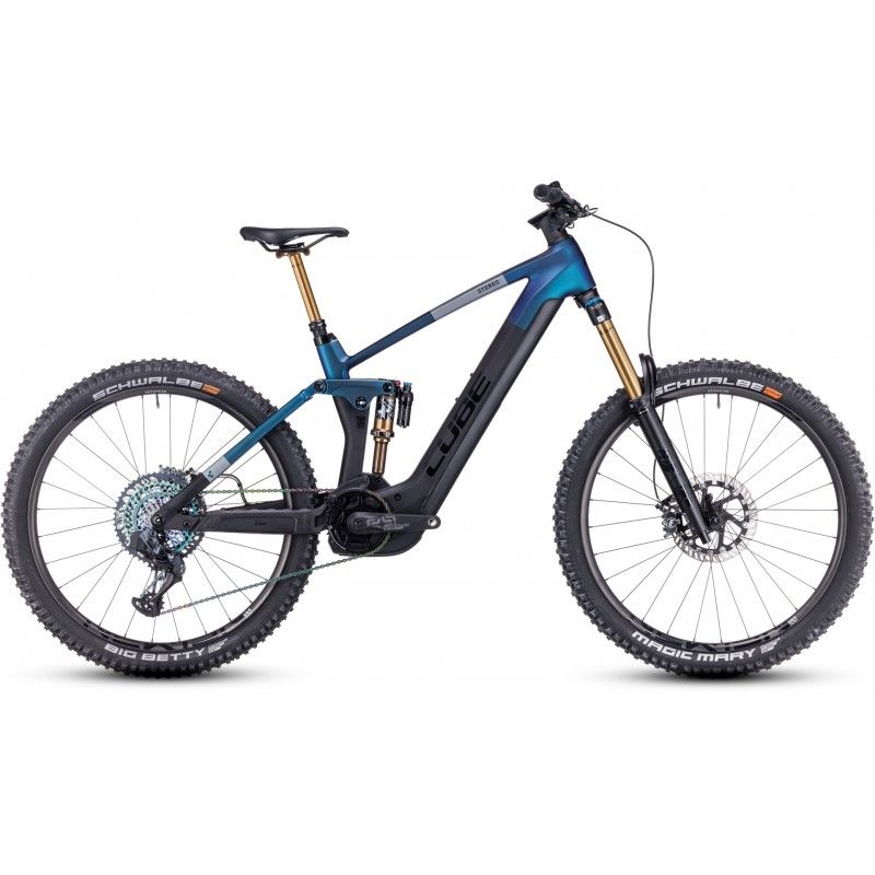 Cube Stereo Hybrid 160 HPC SLT Vélo VTT tout suspendu Carbone électrique - 1