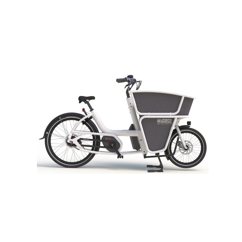 V lo cargo triporteur lectrique Urban Arrow Shorty Cargo Line Couleur Blanc