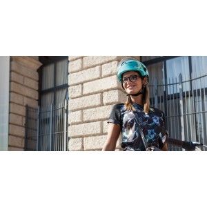 Casque de vélo urbain avec visière Kask 4 aérations Taille M Aqua