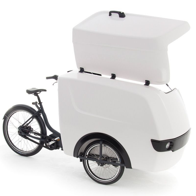 Vélo cargo utilitaire Babboe Pro Trike XL Couleur BLANC