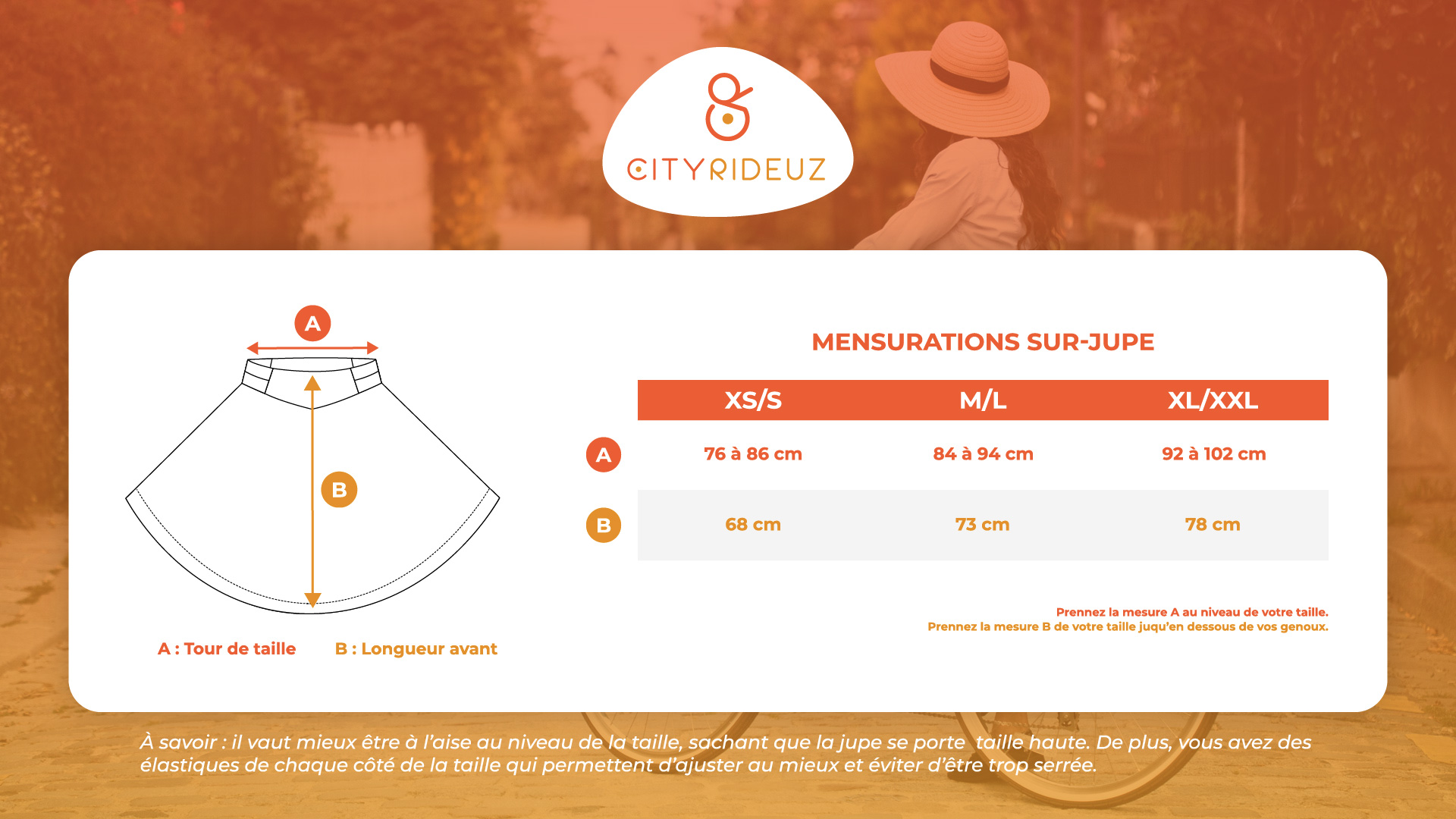 Guide des tailles Cityrideuz